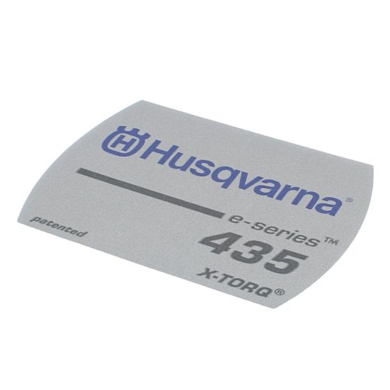 Label Starter for Husqvarna 435 X-TORQ Chainsaws - 544 46 36-02