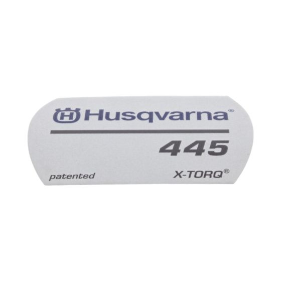 Label for Husqvarna 445, 445II Chainsaws - 544 37 70-01