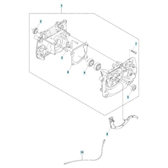 Crankcase Assembly for 545F