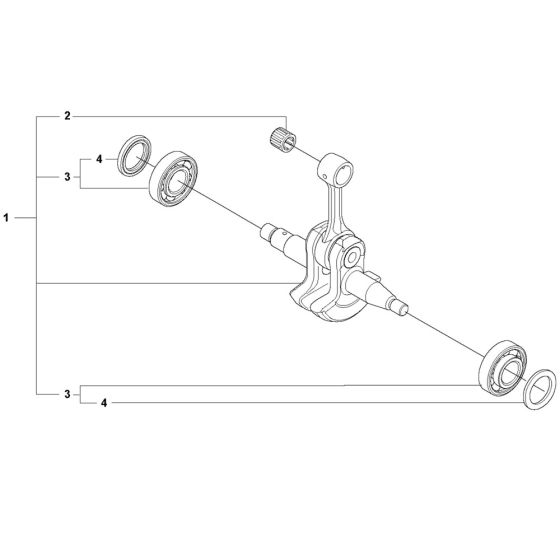 Crankshaft Assembly for Husqvarna