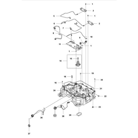 Chassis Lower for Husqvarna
