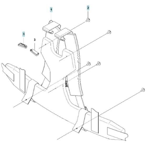 Harness for Husqvarna 550iBTX