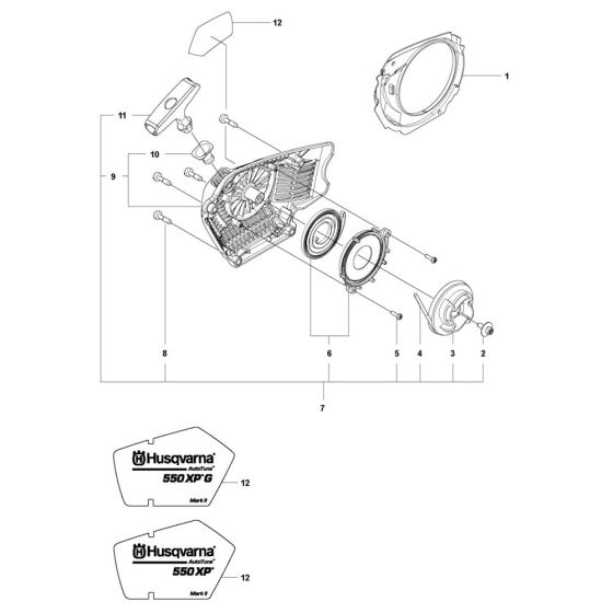 Starter Assembly for Husqvarna