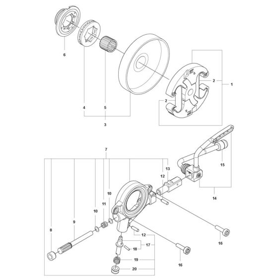 Clutch, Oil Pump Assembly