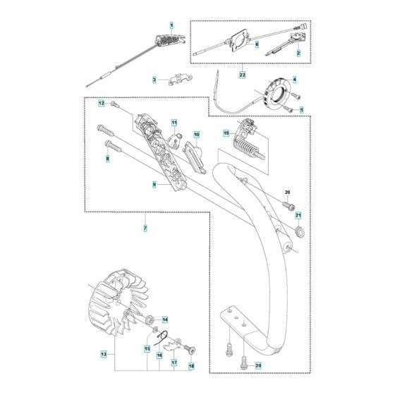 Heated Handle for Husqvarna 550XPG