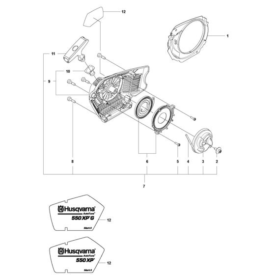 Starter Assembly for Husqvarna