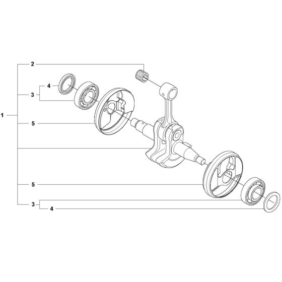 Crankshaft Assembly Husqvarna