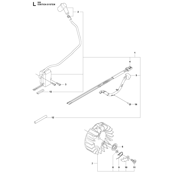 Ignition System for Husqvarna 555