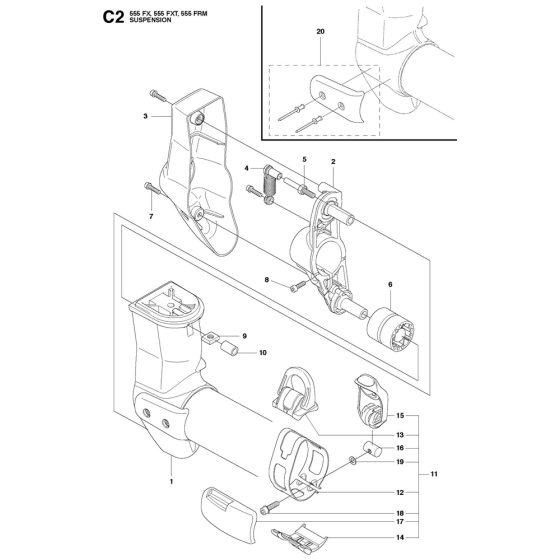 Suspension Assembly for 555FX