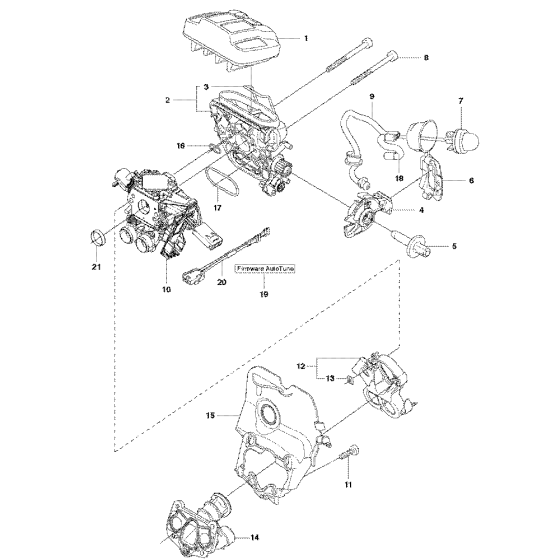 Carburetor & Air Filter Assembly