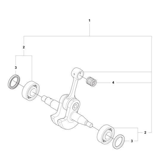 Crankshaft Assembly for Husqvarna