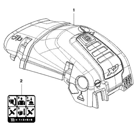 Cylinder Cover Assembly For Husqvarna 560XP-XPG  Chainsaw 