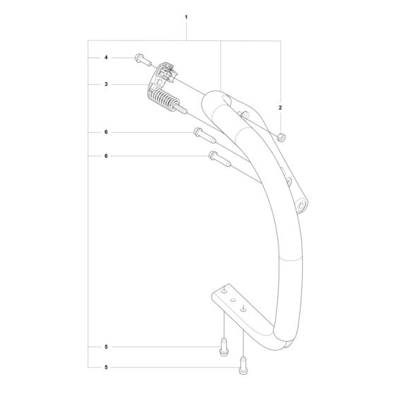 Handle Assembly for Husqvarna 562XP