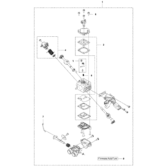 Carburetor Details Assembly For Husqvarna 565 Chainsaw 