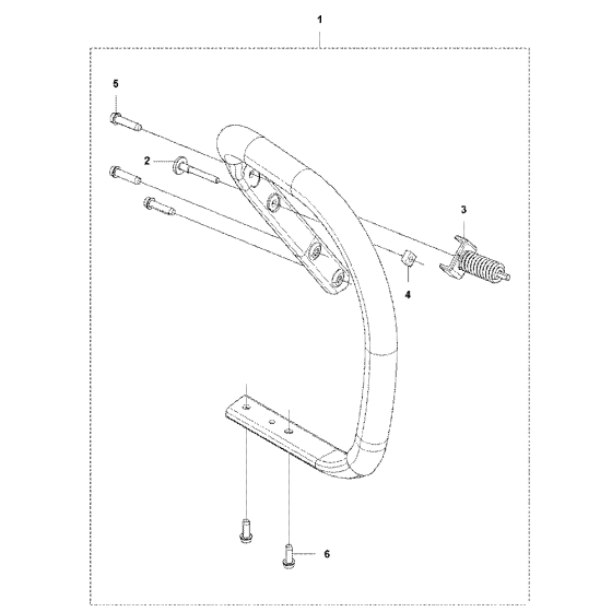 Handle Assembly For Husqvarna 565 Chainsaw 