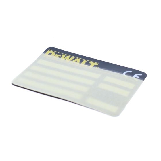 Rating Plate for DeWalt D21008, D21710 Drill - 569037-00