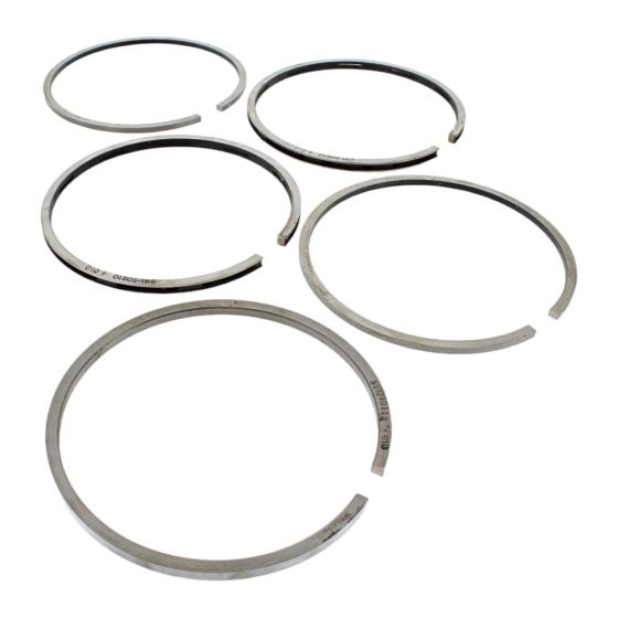 Piston Ring Set Plus 010 for Lister HA HB Diesel Engines - 572 11930 010