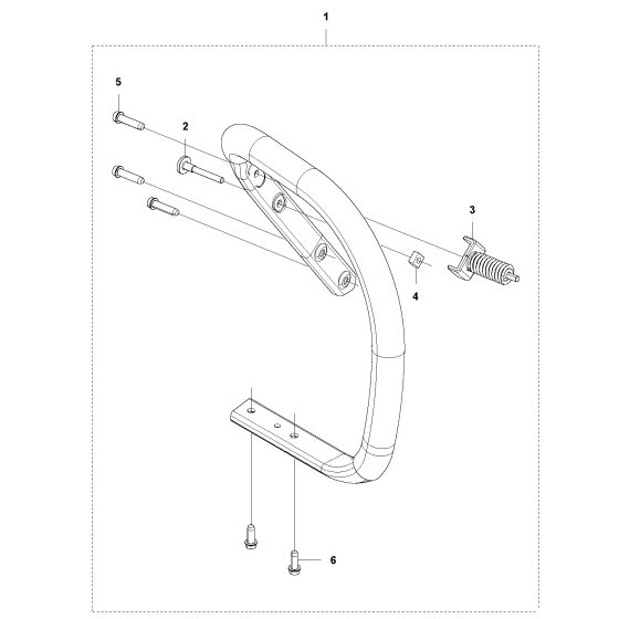 Handle-3 Assembly For Husqvarna 572XP-XPG Chainsaw 