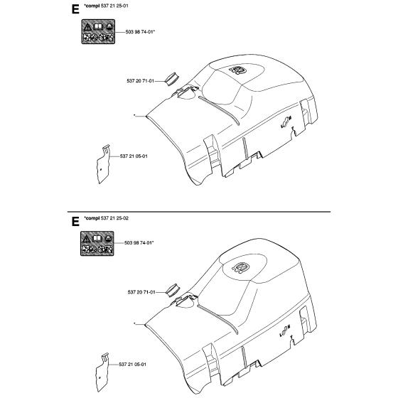 Cylinder Cover Assembly For Husqvarna 575XP Chainsaw 