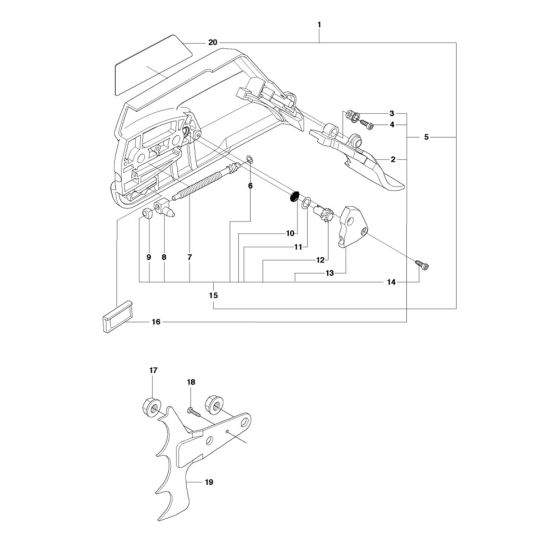 Clutch Cover for Husqvarna 576XP