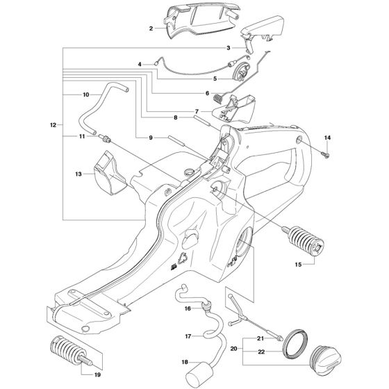 Fuel Tank Assembly for 576XP