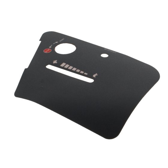 Decal Control Panel for Husqvarna R216 AWD Ride-On Mower - OEM No. 578 39 25-06