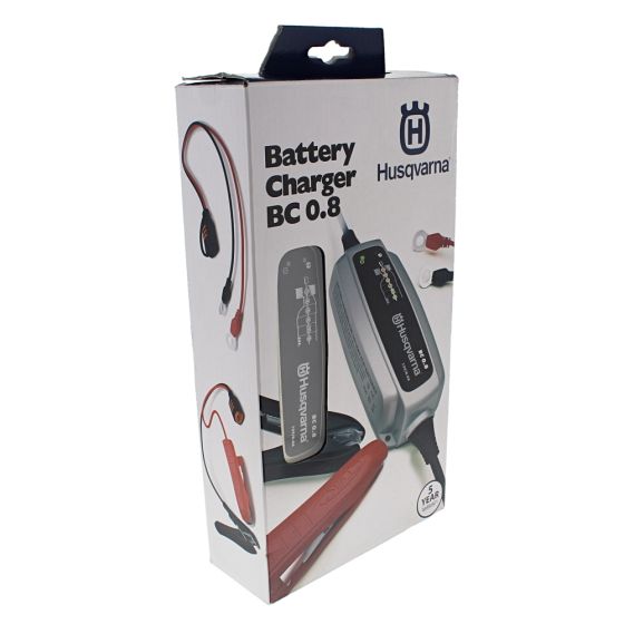Husqvarna 12v Battery Charger BC 0.8 for Tractors & Riders - OEM No. 579 45 01 03