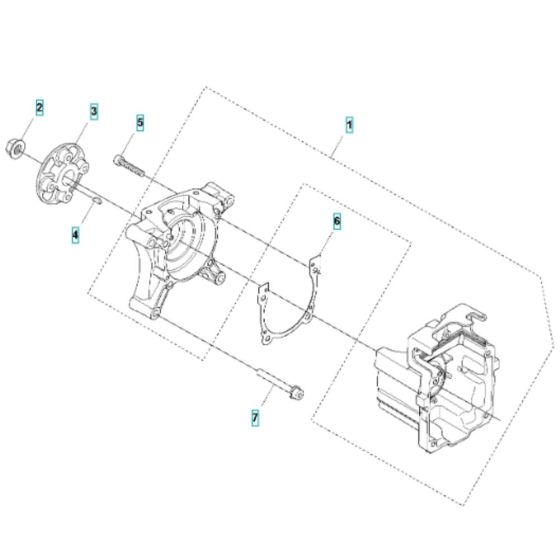 Crankcase Assembly for 580BFS