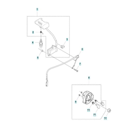 Ignition Assembly for Husqvarna