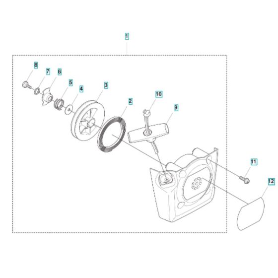 Starter Assembly for Husqvarna