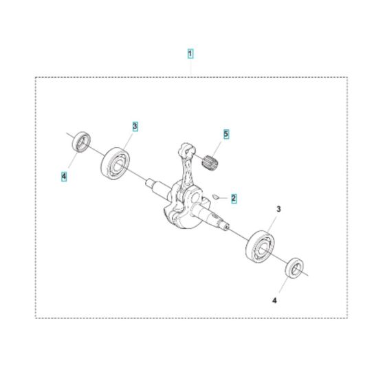 Crankshaft Assembly for Husqvarna