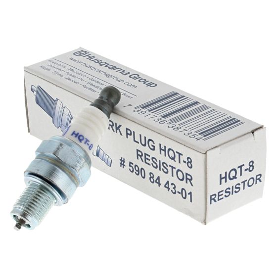 Spark Plug HQT-8 Resistor for Husqvarna Handheld Machines - 590 84 43-01