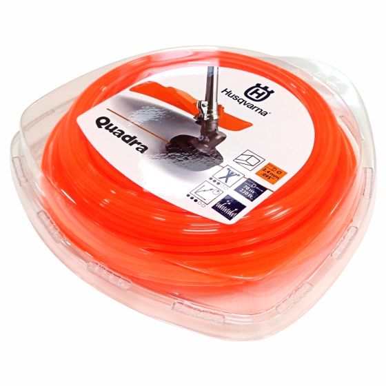 Husqvarna Quadra Trimmer Line Dia. 2.4x90m Donut Orange - 590846401