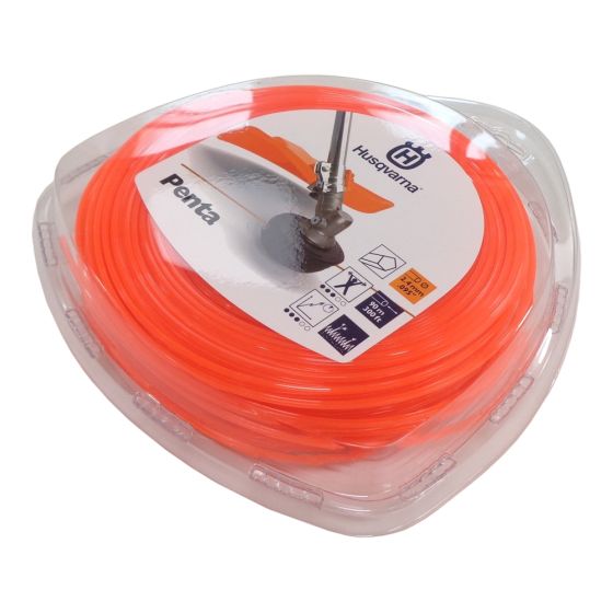 Husqvarna Penta Trimmer Line Dia. 2.4x90m Donut Orange - 590847401