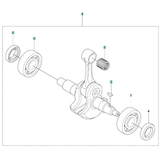 Crankshaft Assembly for 590BFS