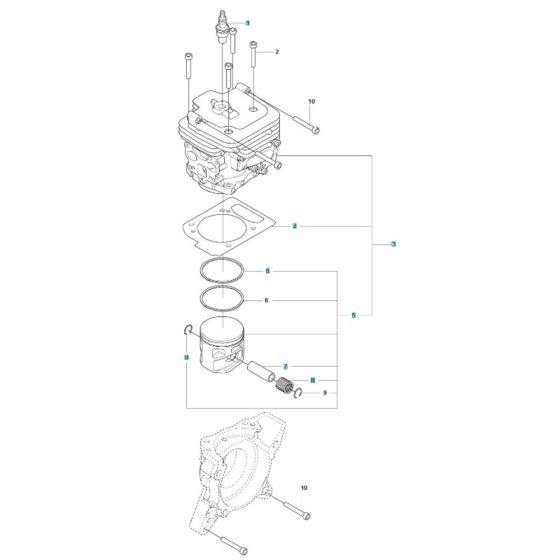 Cylinder Assembly for 590BTS