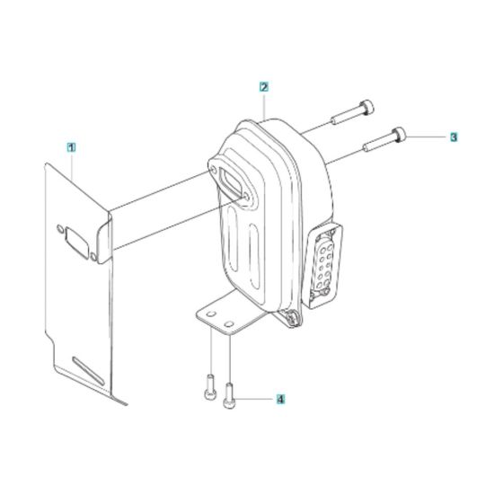 Muffler Assembly for 590BTS