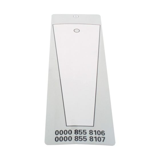 Label (0000 855 8106/0000 855 8107) for Stihl - OEM No. 5911 967 6623