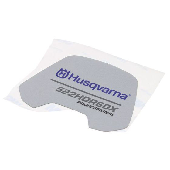 Label for Husqvarna 522HDR60X Hedge Trimmer -  593 88 89-01