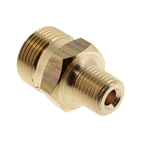Thread Adaptor M22 x 1.5M 1/4" BSP Male for Hydraulic Systems