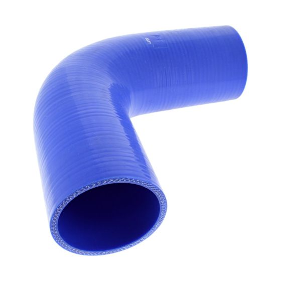 65mm Blue Silicone 90 Degree Elbow 152 mm legs