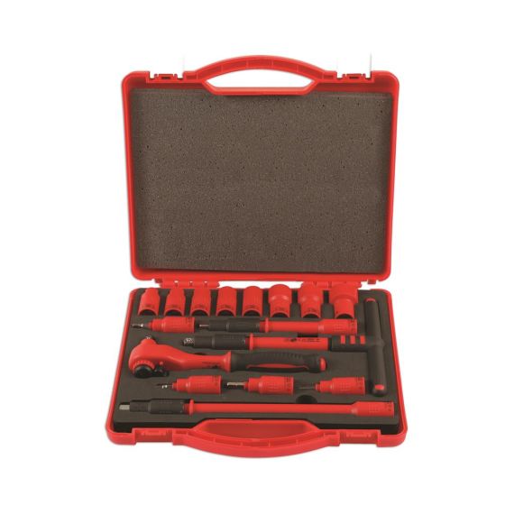 Insulated Socket Set 3/8"D 16pc