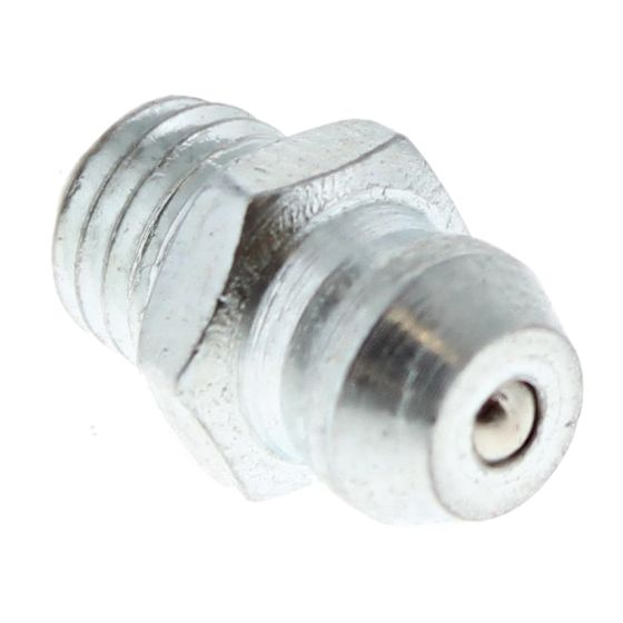 Grease Nipple 1/4" UNF Straight for Hydraulic Systems - Each