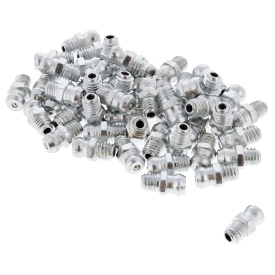 6x1mm - 50 Pack Straight Grease Nipple