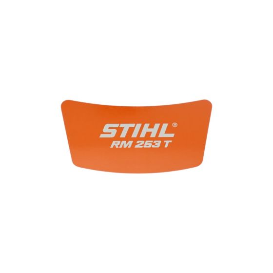 Model Plate for Stihl RM 253T Lawn Mower - OEM No. 6371 967 1510