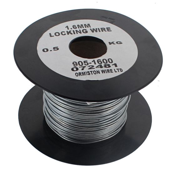 Galvanised Locking Wire 1.6mm x 0.5kg Reel for Fasteners