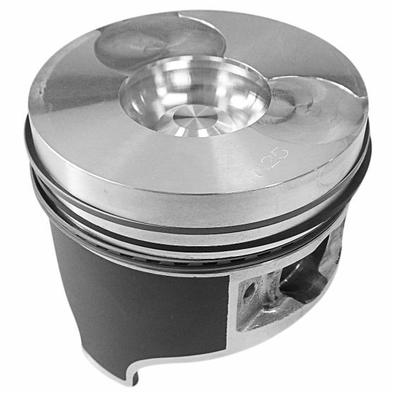Piston c/w Rings Oversize 0.25 fits Yanmar L100N Engines - 714320 22620