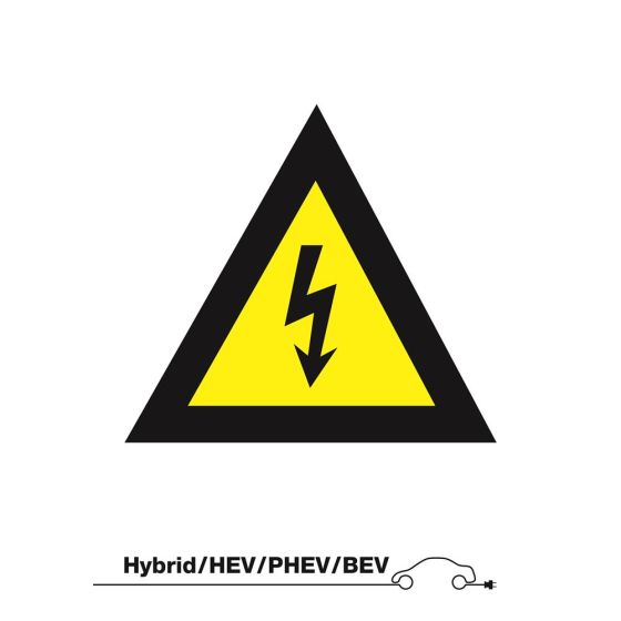 Danger High Voltage Sign (without text)