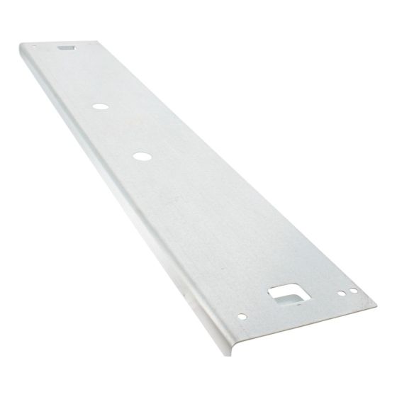 Galvanised Steel Oblong Number Plate Holder for Ifor Williams GH105 Trailers