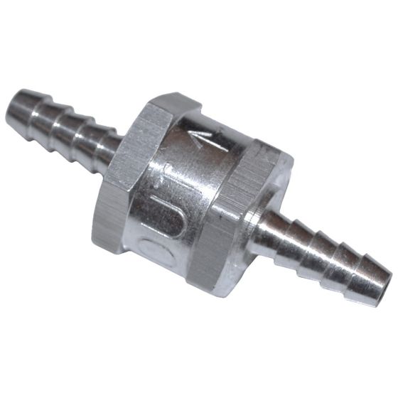 Inline Non Return Valve 6mm Tails Aluminium